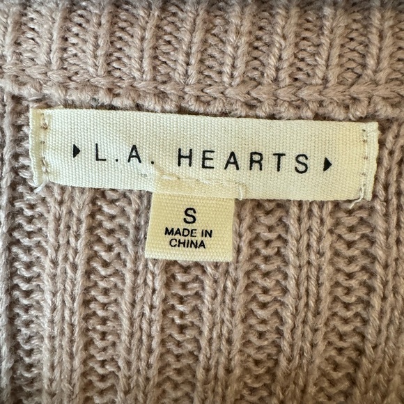 LA Hearts Muted Pink Keyhole Sweater size Small - Picture 4 of 4